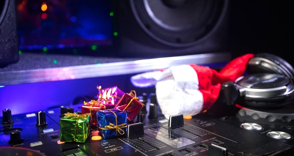 Gifts on a DJ Table