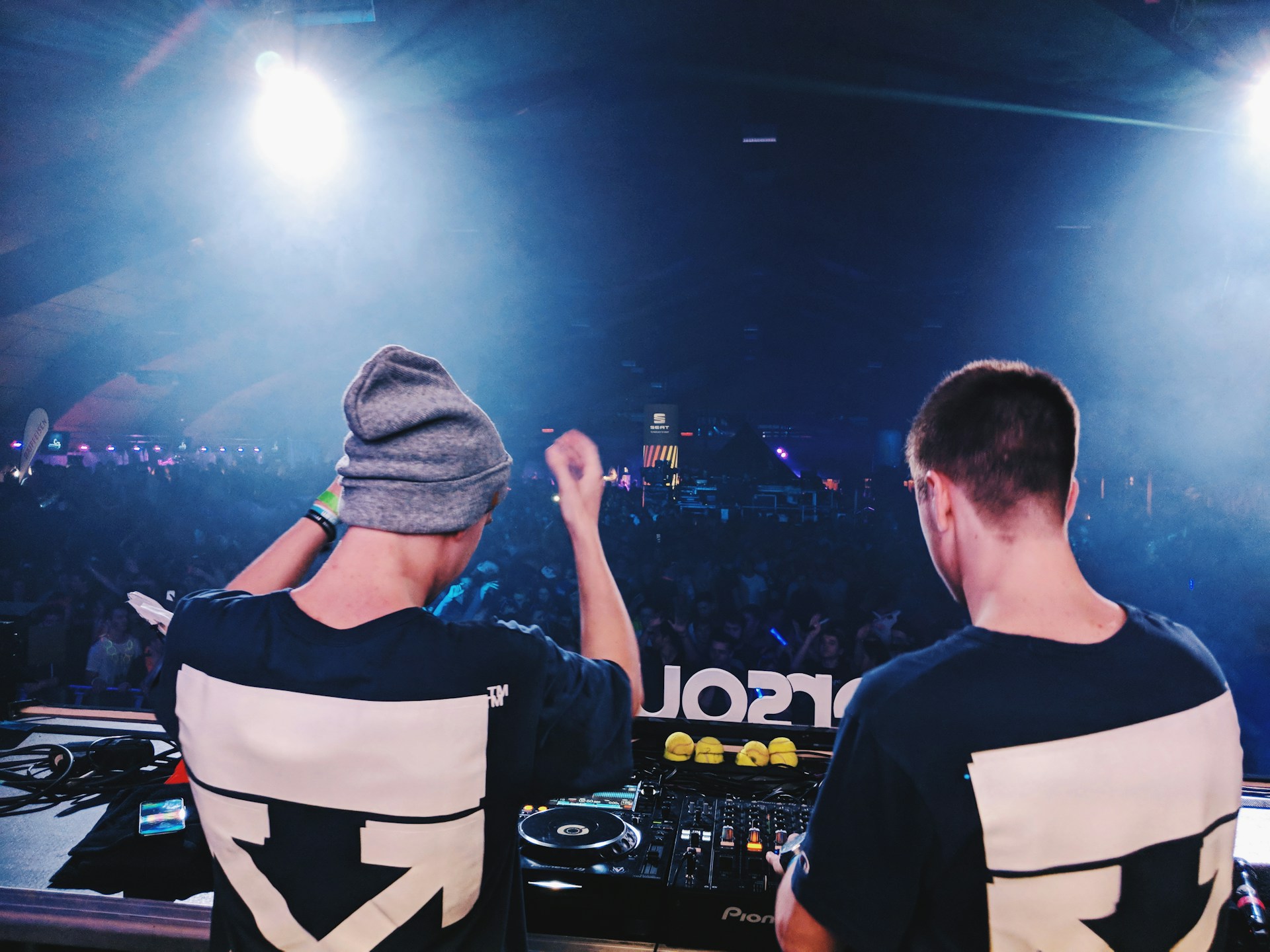 DJ Duo on Stage