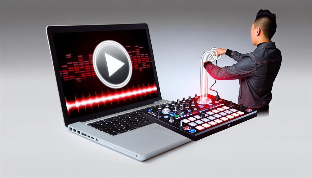 djing with youtube music